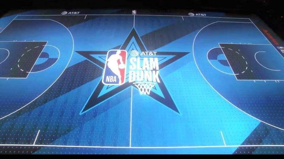 NBA全明星赛首次接纳LED地板屏，尊龙凯时人生就是博至真显示闪耀篮球盛宴